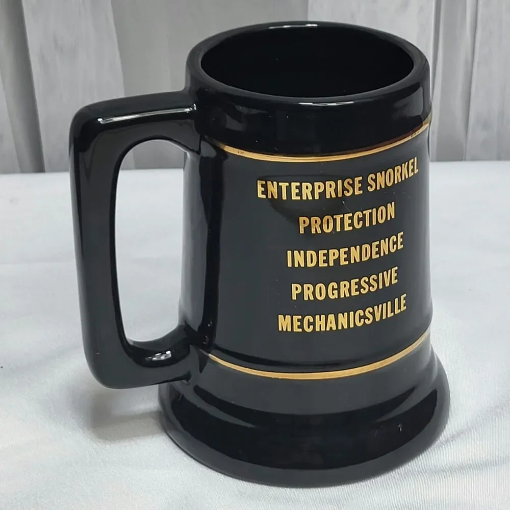 1990 South Amboy NJ Fire Department 100th Anniversary Beer Stein Mug‎ USA Made